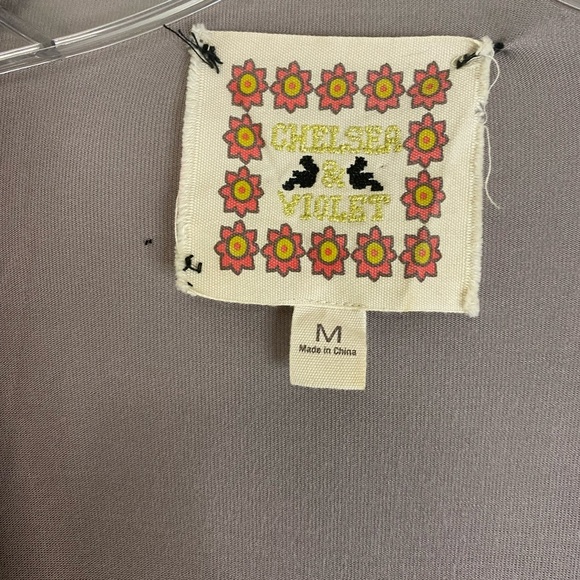 Chelsea & Violet Waterfall Cardigan Mixed Knit, Long Sleeve, Size M - Picture 6 of 8